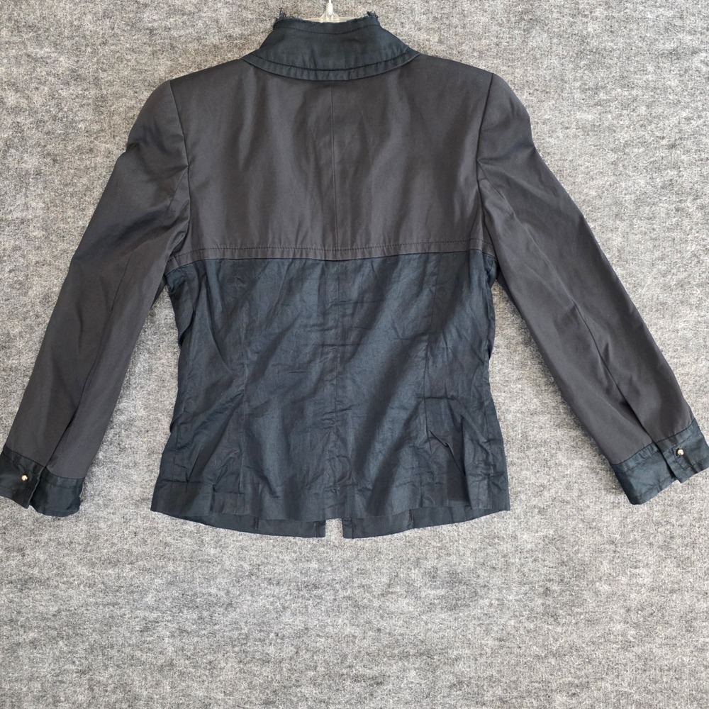 ESCADA Jacket Womens Size 34 Black Long Sleeve Utility Military Style‎ Blazer - Picture 5 of 10